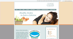 Desktop Screenshot of lifetimefamilydentistry.com