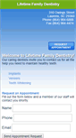 Mobile Screenshot of lifetimefamilydentistry.com